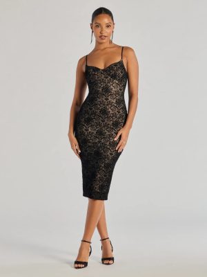 Nights Like This Sweetheart Midi Dress