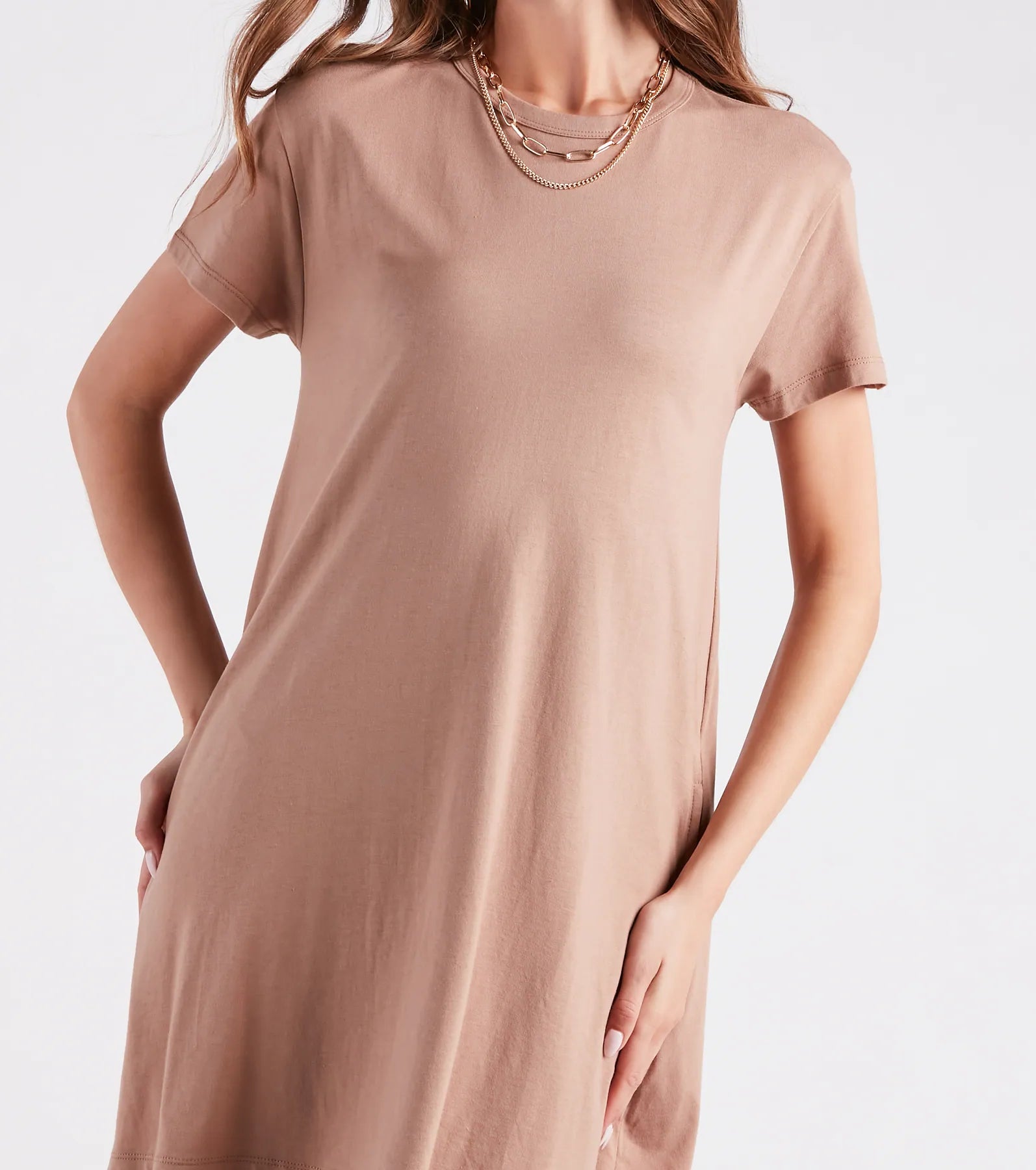Effortless And Breezy Short T-Shirt Dress - Image 8