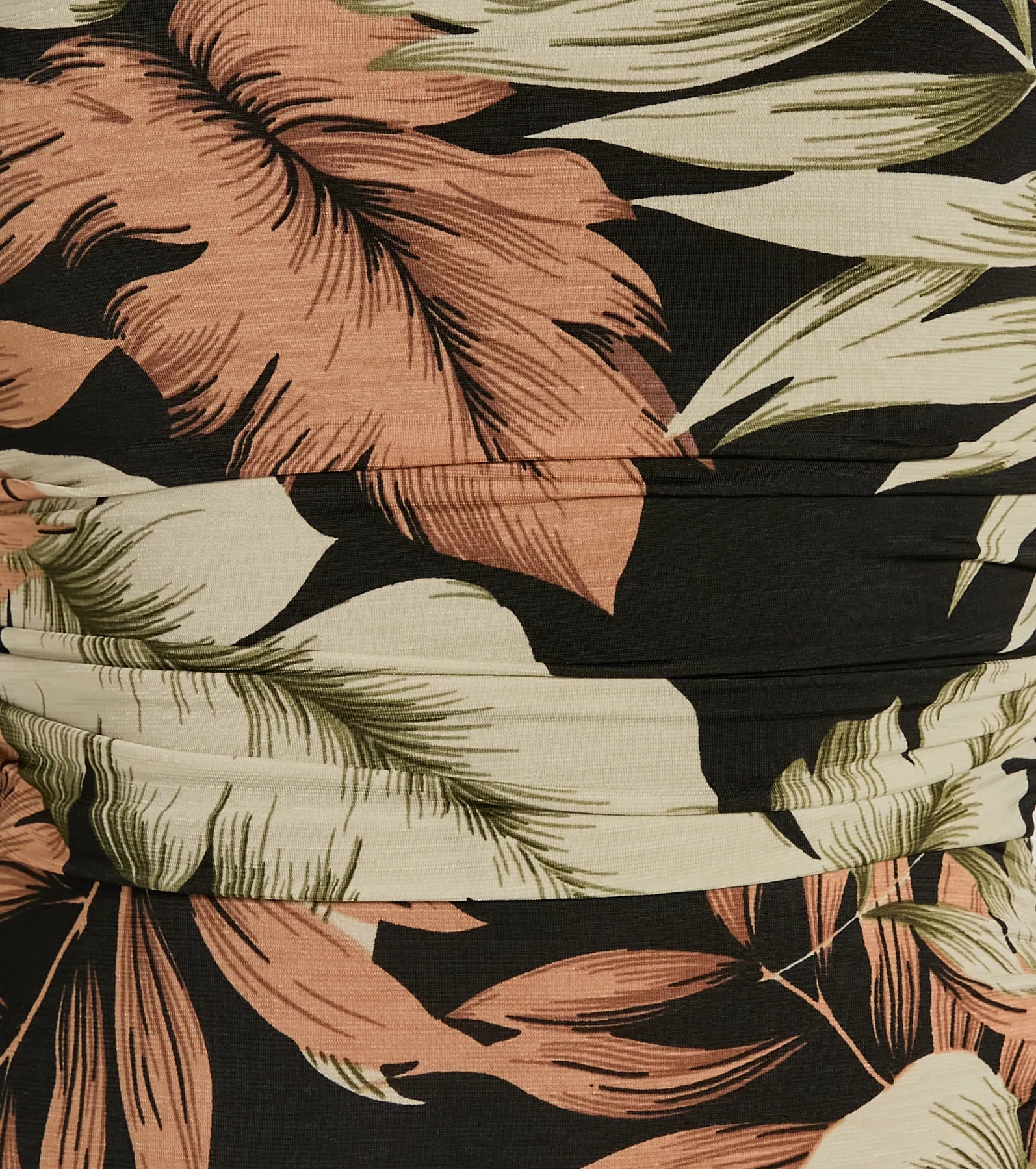 Follow The Sun Lace-Up Tropical Midi Dress - Image 3