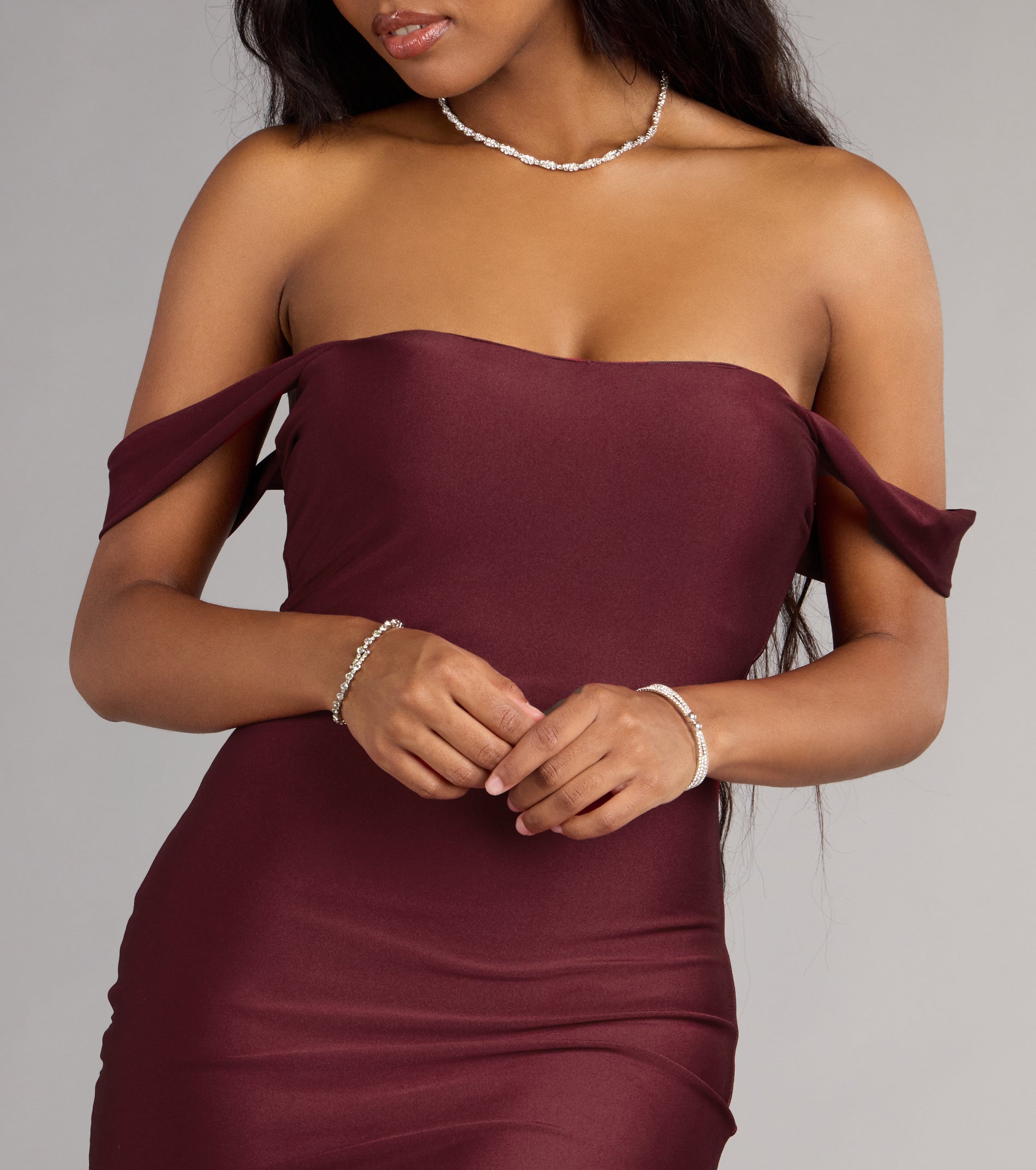 Sweetheart Crush Off-The-Shoulder Mini Dress - Image 4