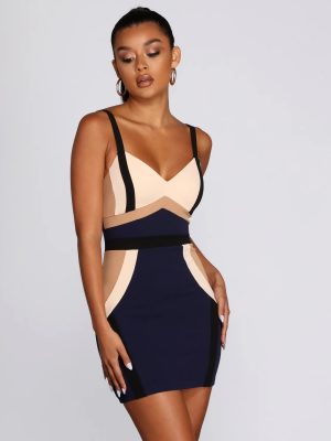 Modernist Mini Crepe Tank Dress