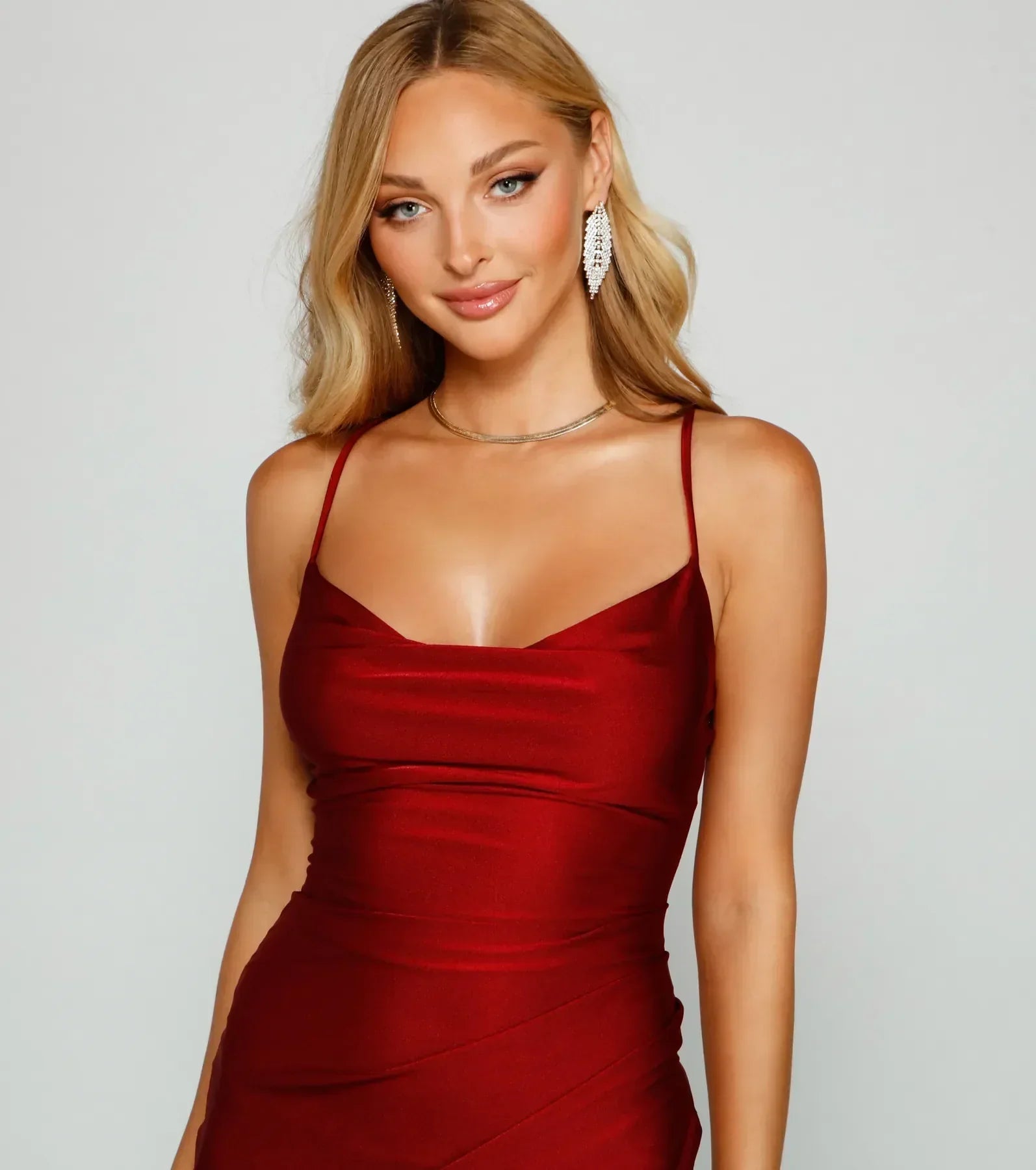 All The Right Moves Cowl Neck Mini Dress - Image 16