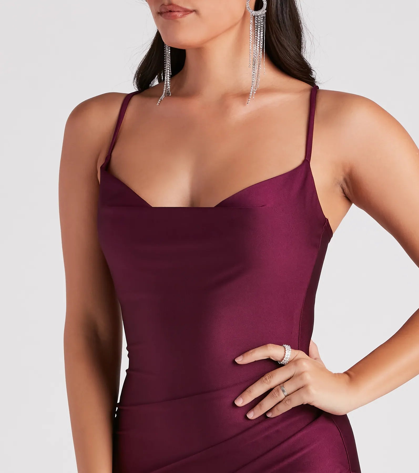 All Dressed Up Cowl Neck Dress - Image 4