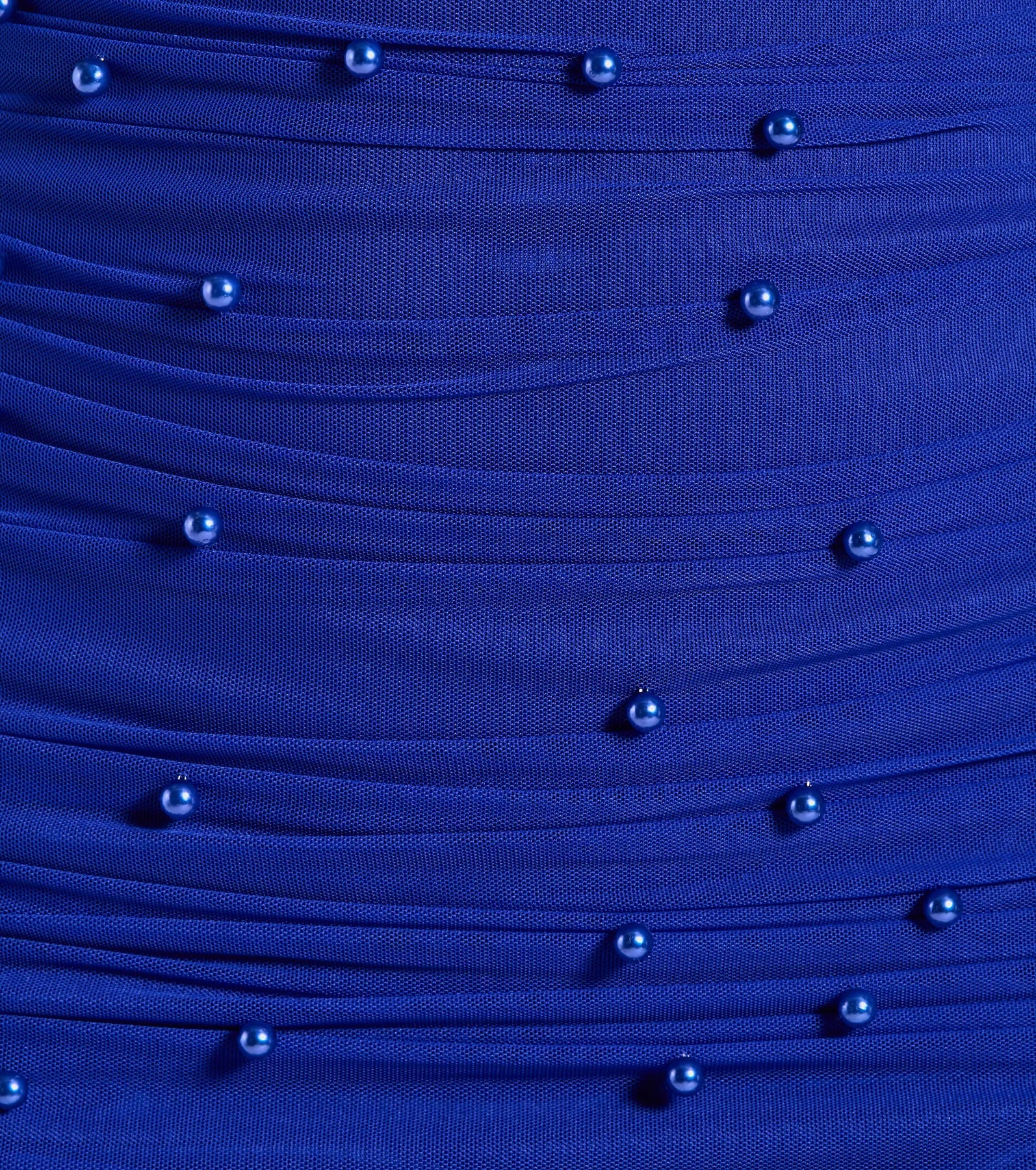 Enhance Your Chic Strapless Faux Pearl Mini Dress - Image 3