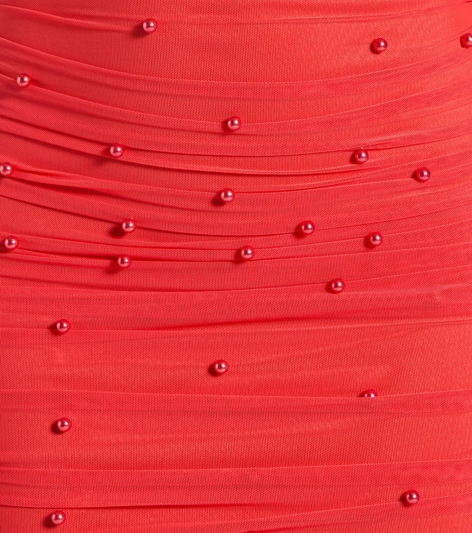 Enhance Your Chic Strapless Faux Pearl Mini Dress - Image 8