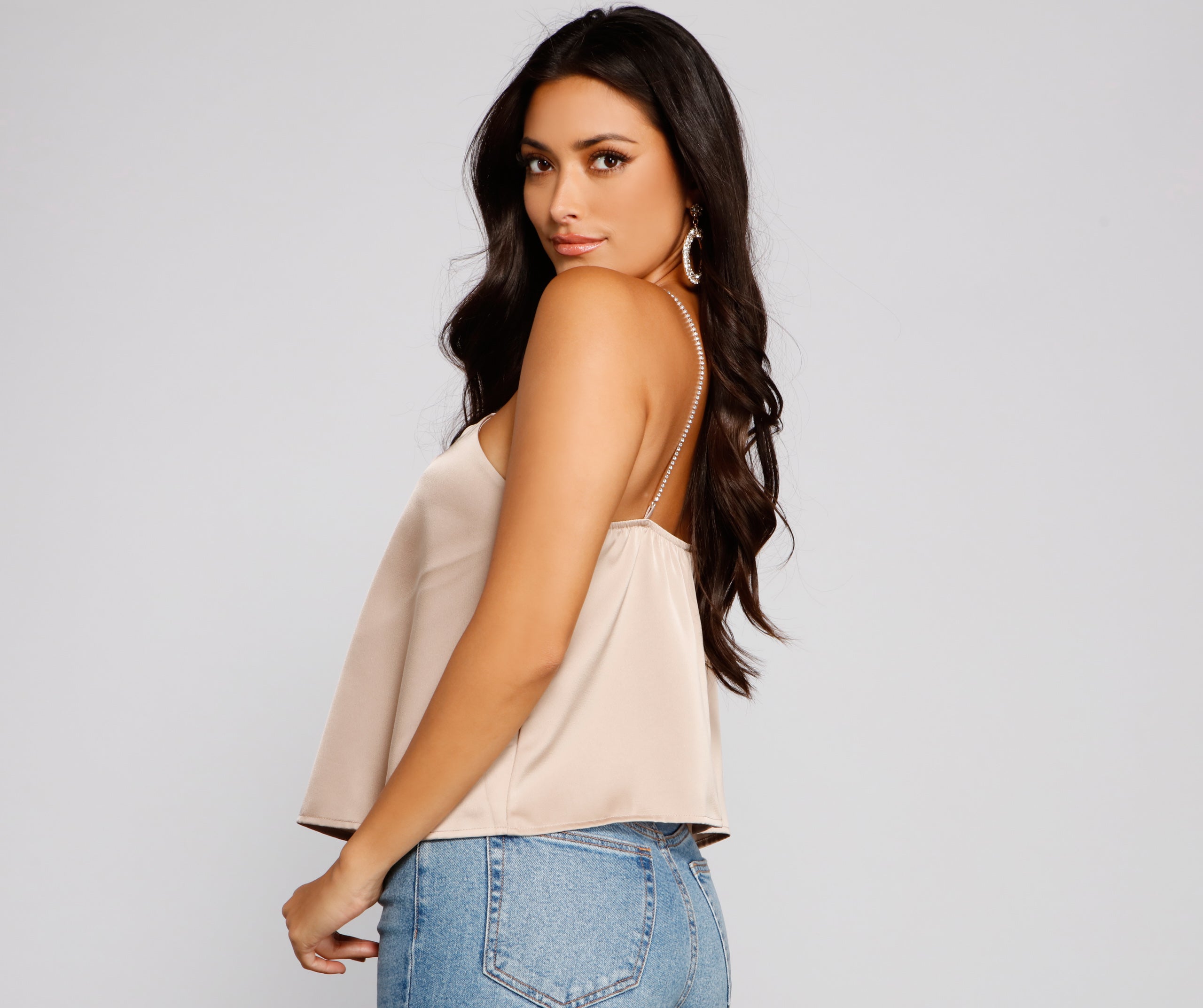 Cover Me In Luxe Satin Blouse - Image 2