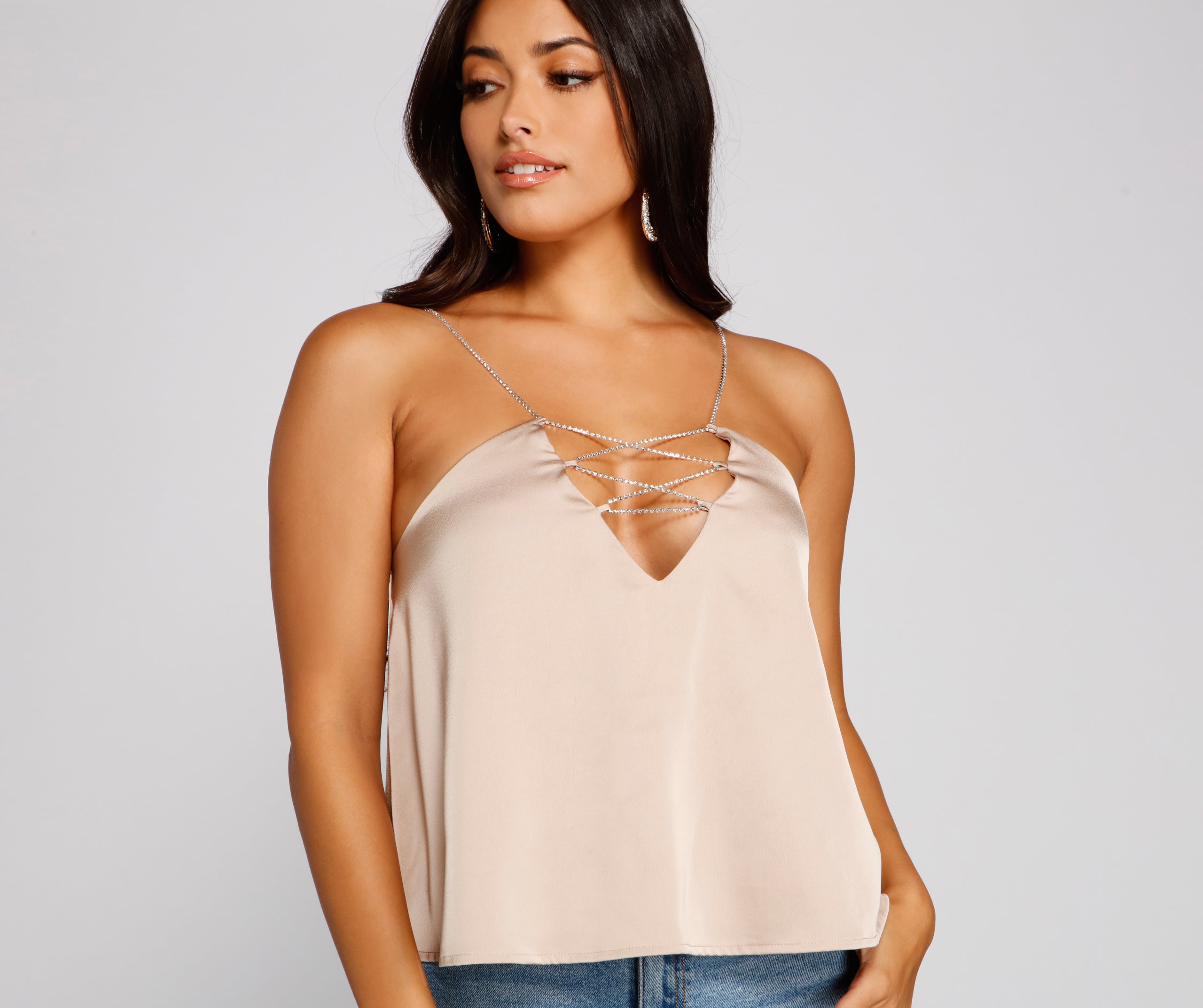 Cover Me In Luxe Satin Blouse - Image 3