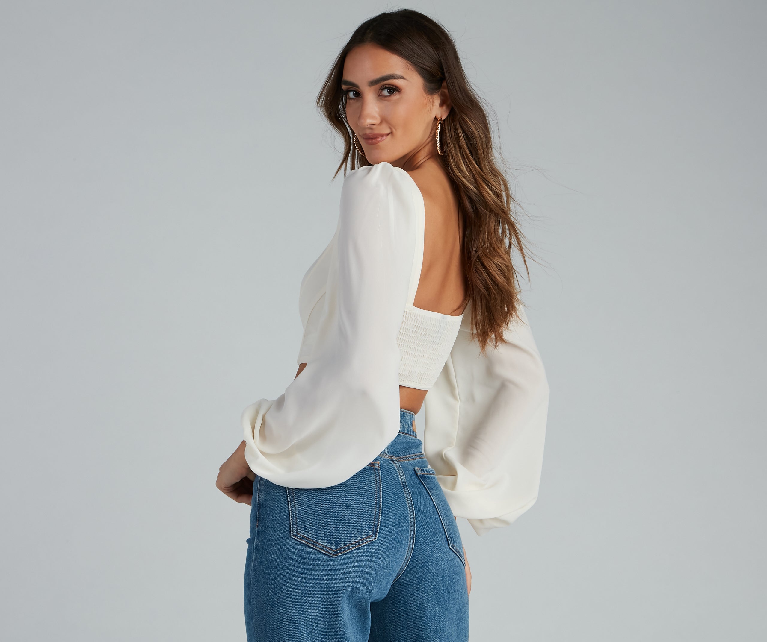 Day Dreams Corset Crepe Top - Image 2