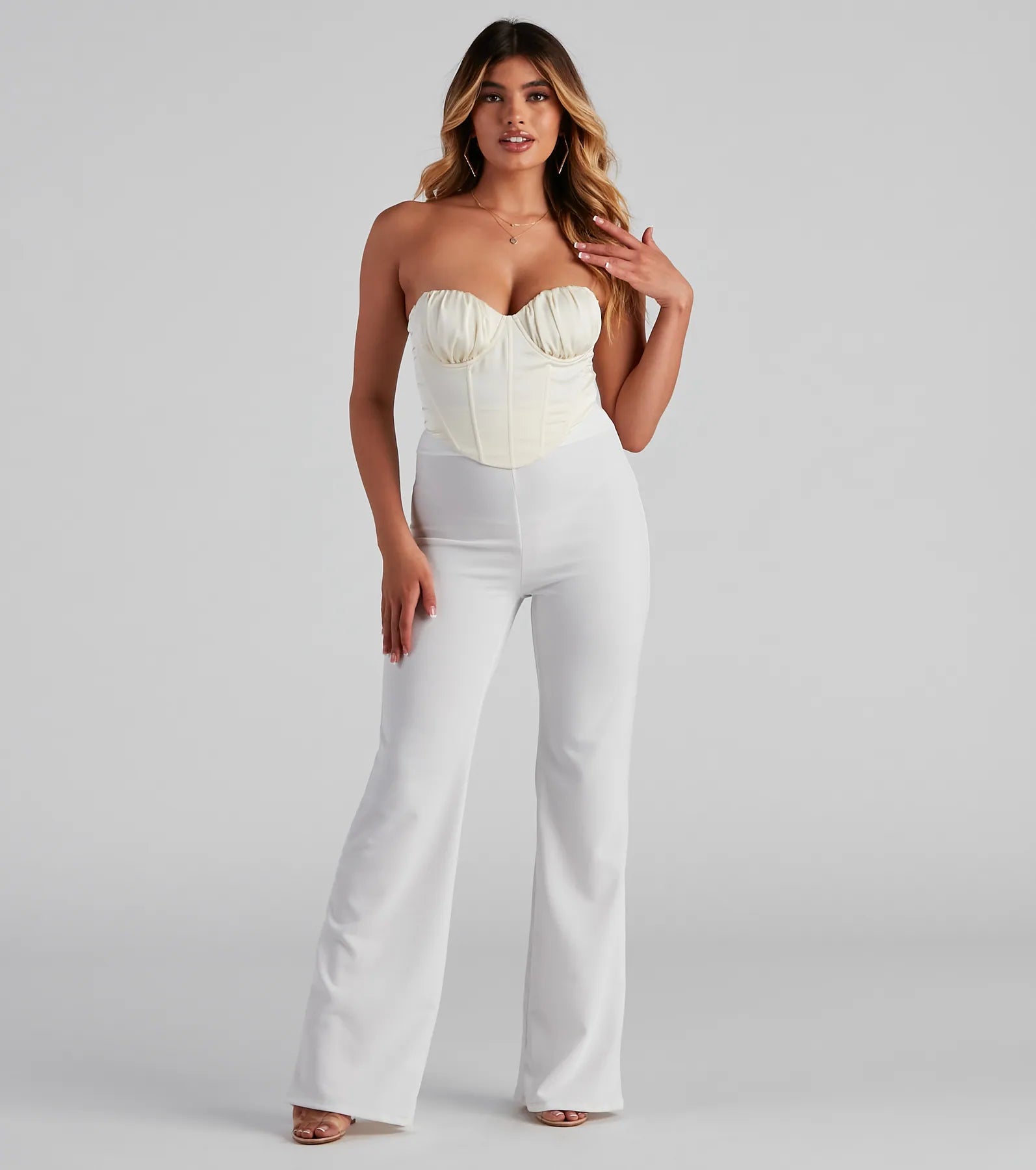 Unveil Satin Sweetheart Bustier - Image 2