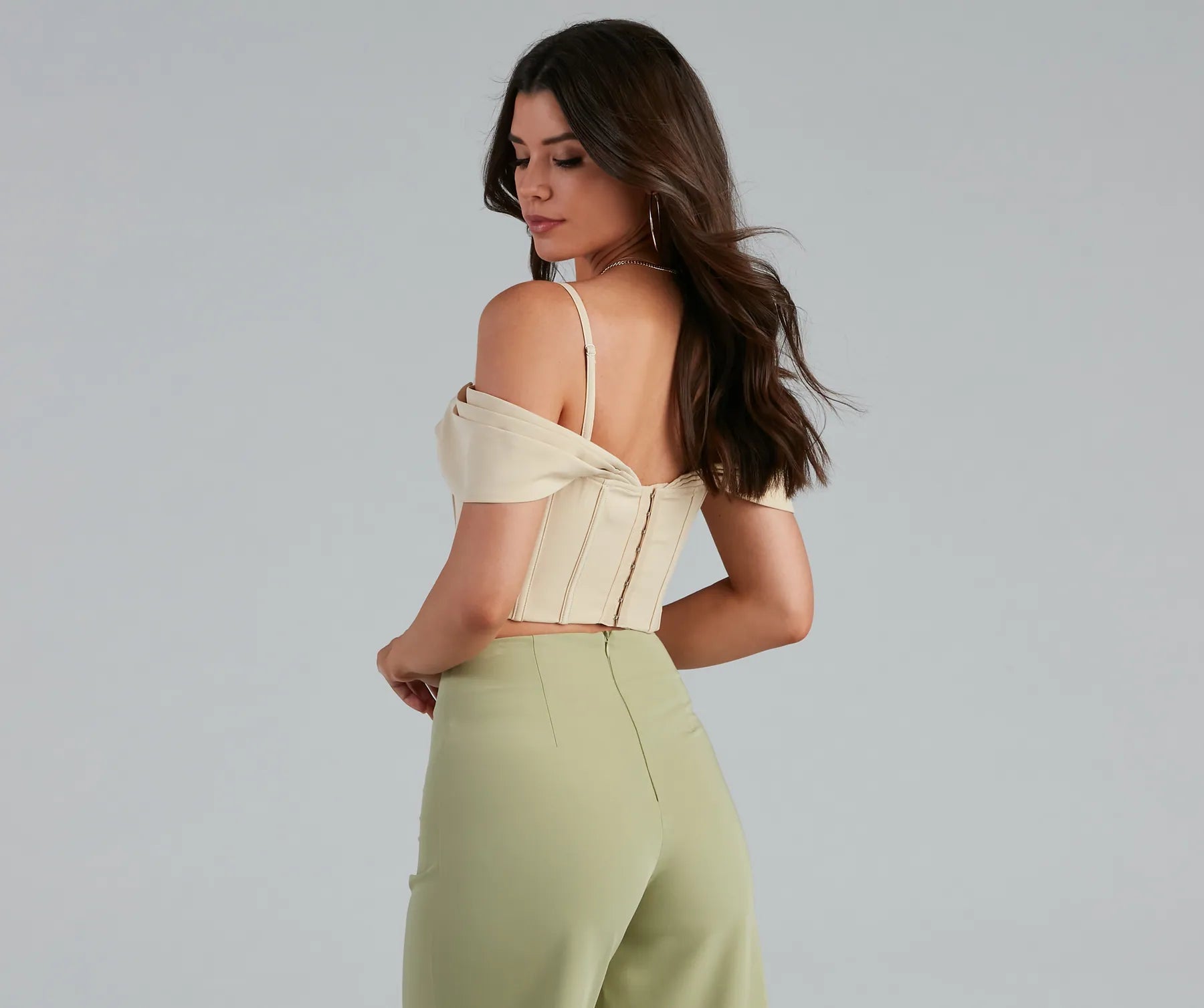 Forever Femme Cold Shoulder Corset - Image 6
