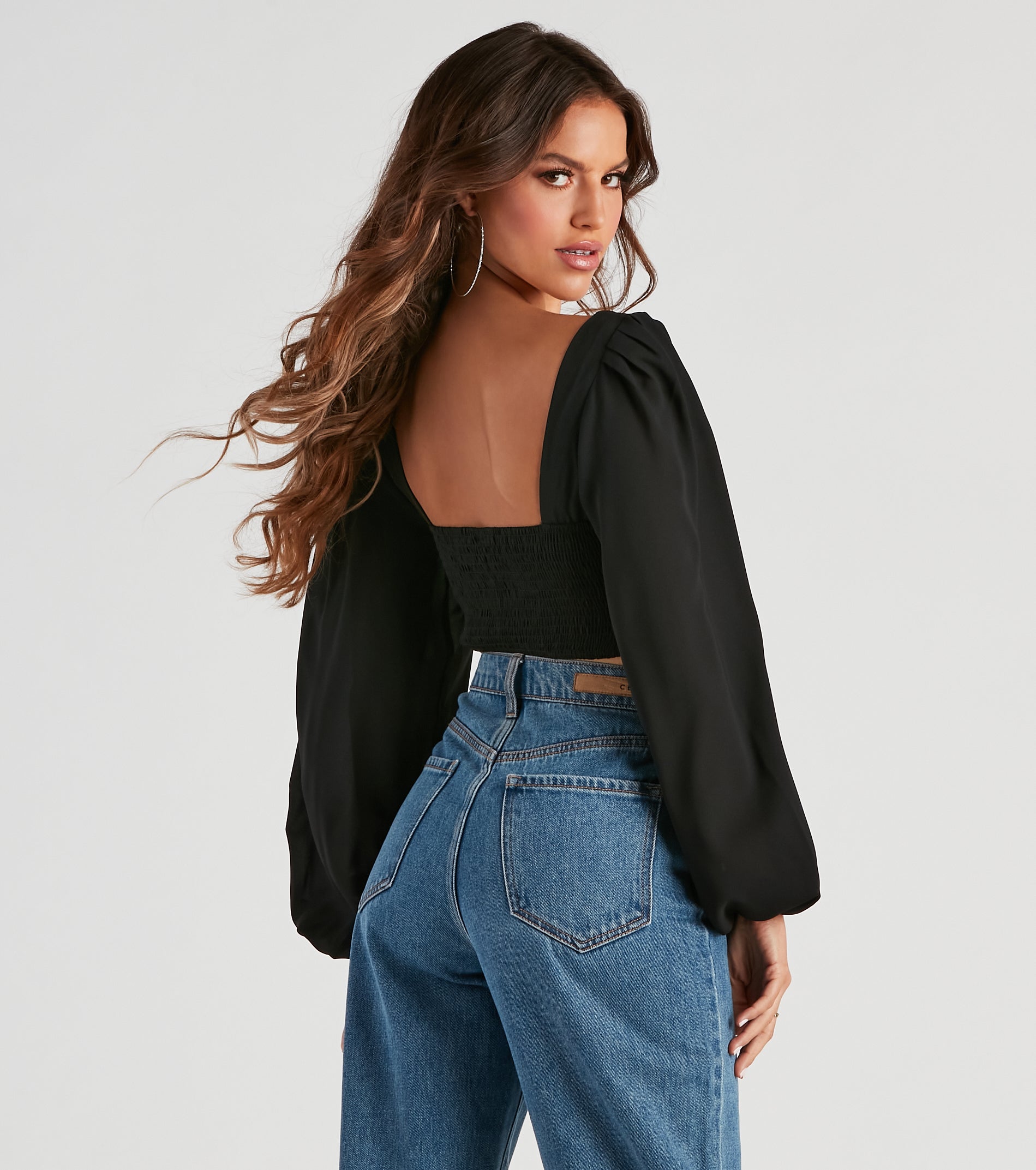 Day Dreams Corset Crepe Top - Image 6