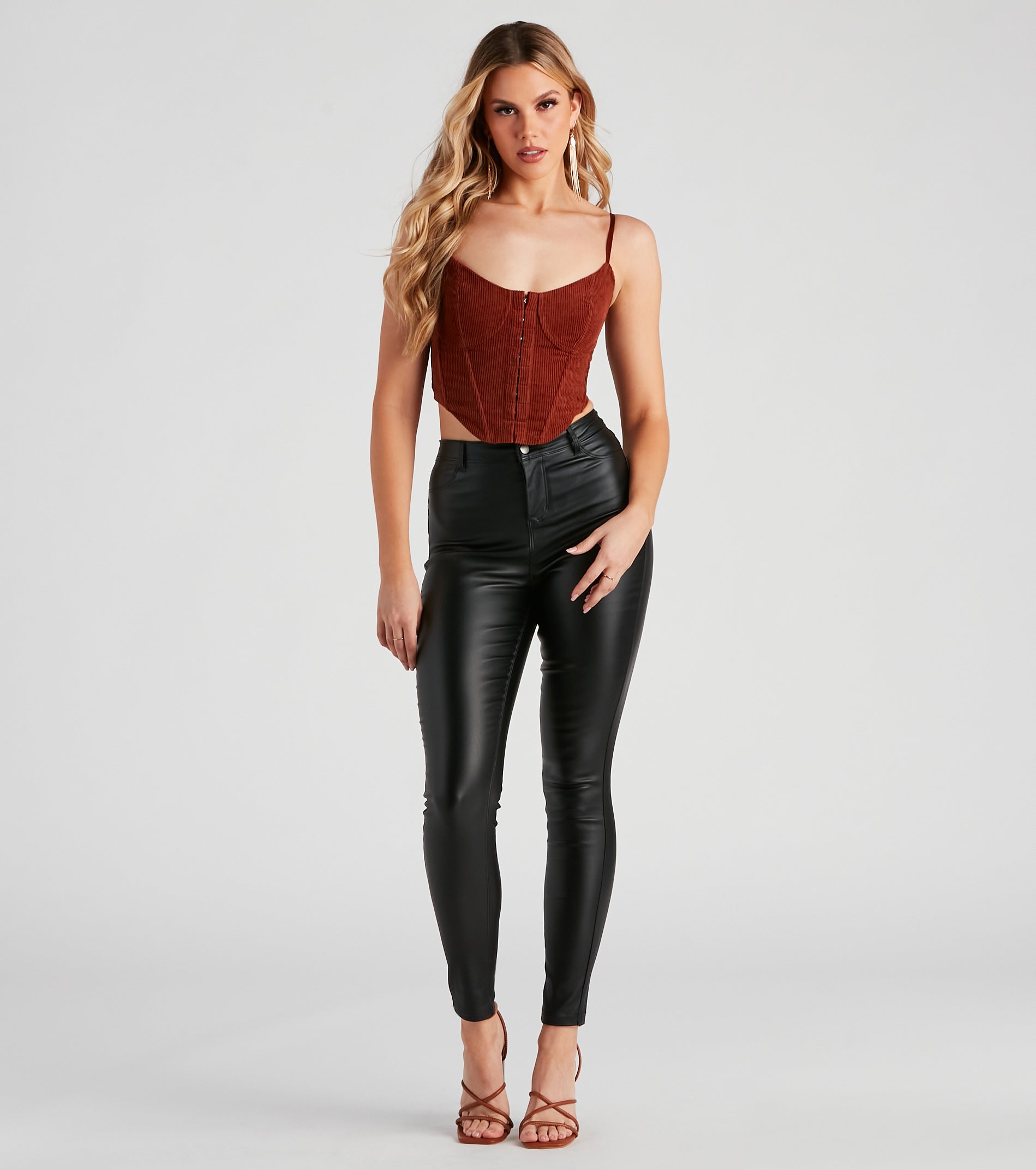 Cordially Invited Corduroy Corset - Image 3