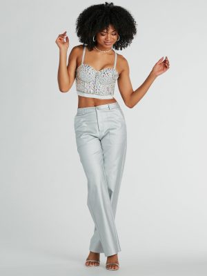 Magnificent Glamour Rhinestone Bustier