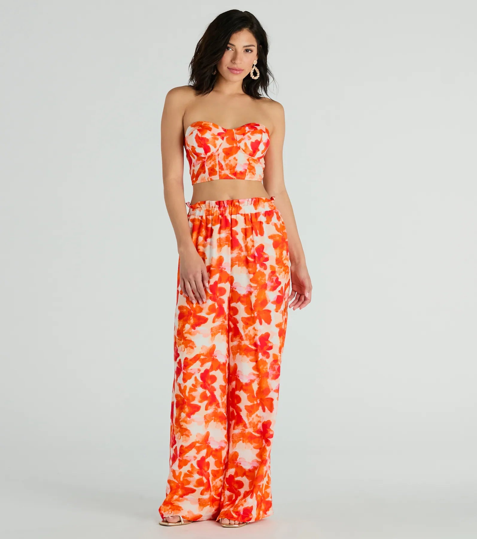 Make Some Noise Strapless Printed Bustier - Image 3