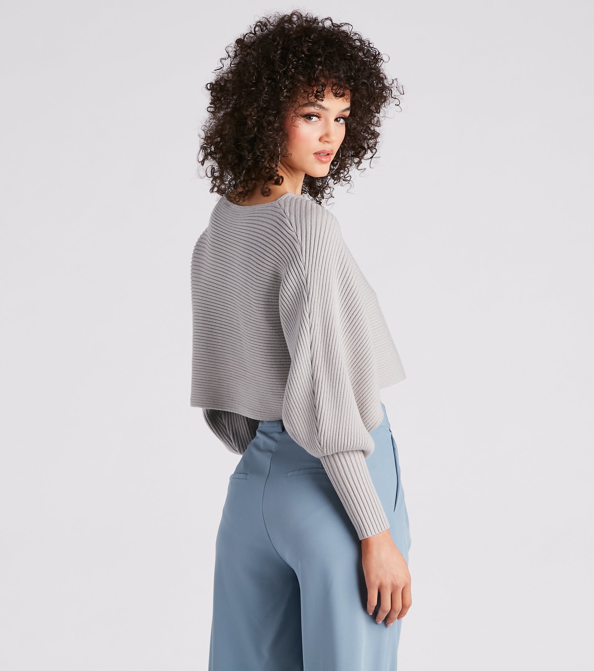 Keep Me Cozy Slouchy Knit Sweater - Image 2