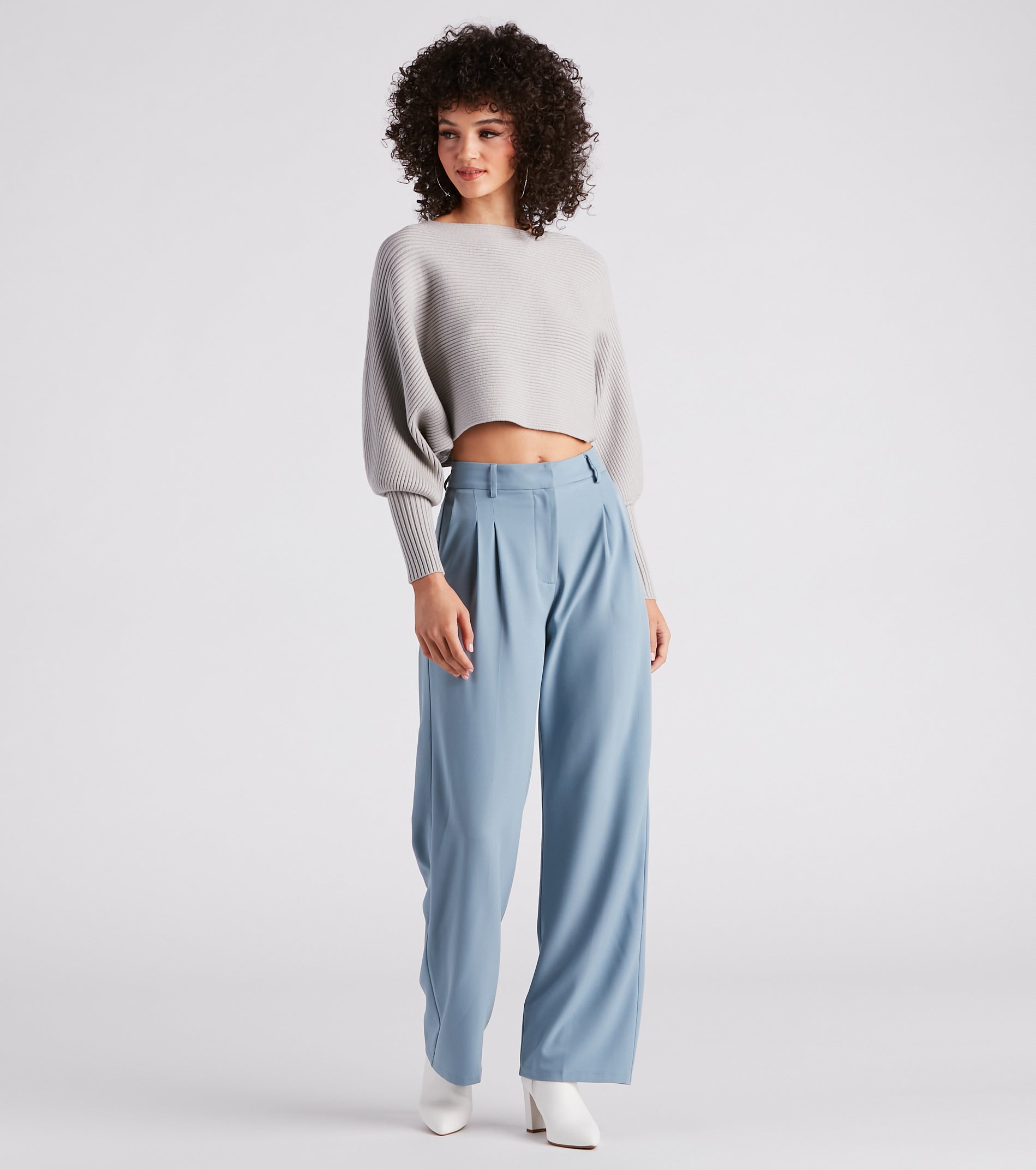 Keep Me Cozy Slouchy Knit Sweater - Image 3