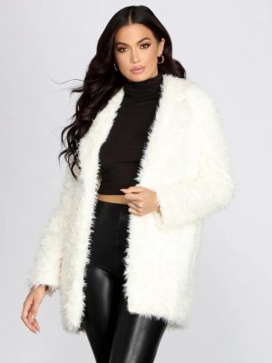 No Chill Faux Fur Long Jacket