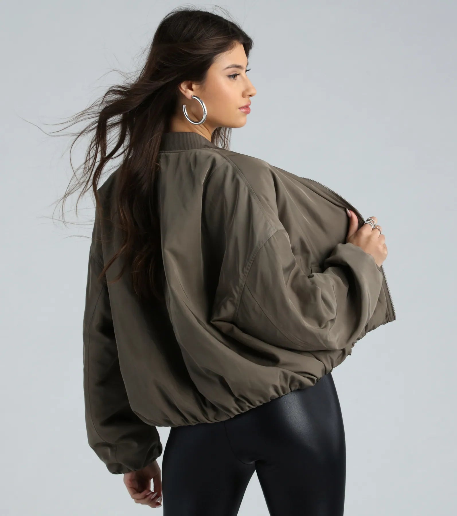 Coolest Vibes Zip-Front Bomber Jacket - Image 2