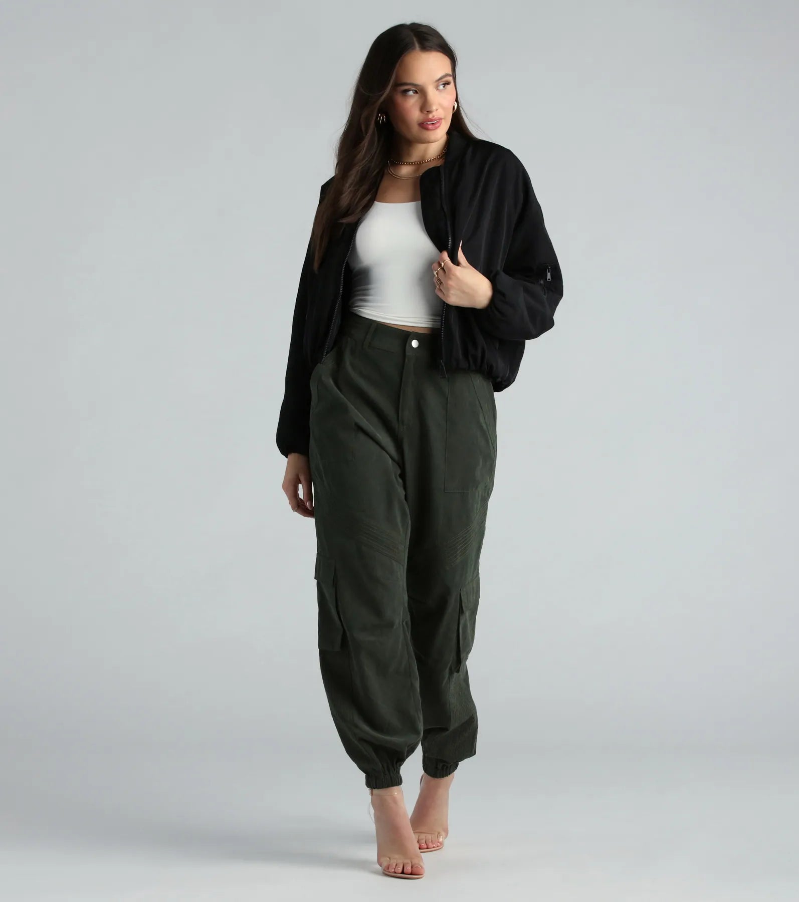 Coolest Vibes Zip-Front Bomber Jacket - Image 8