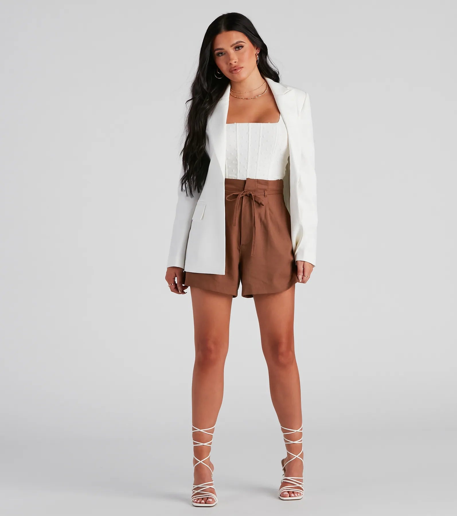 Beach Stroll Linen Shorts - Image 6