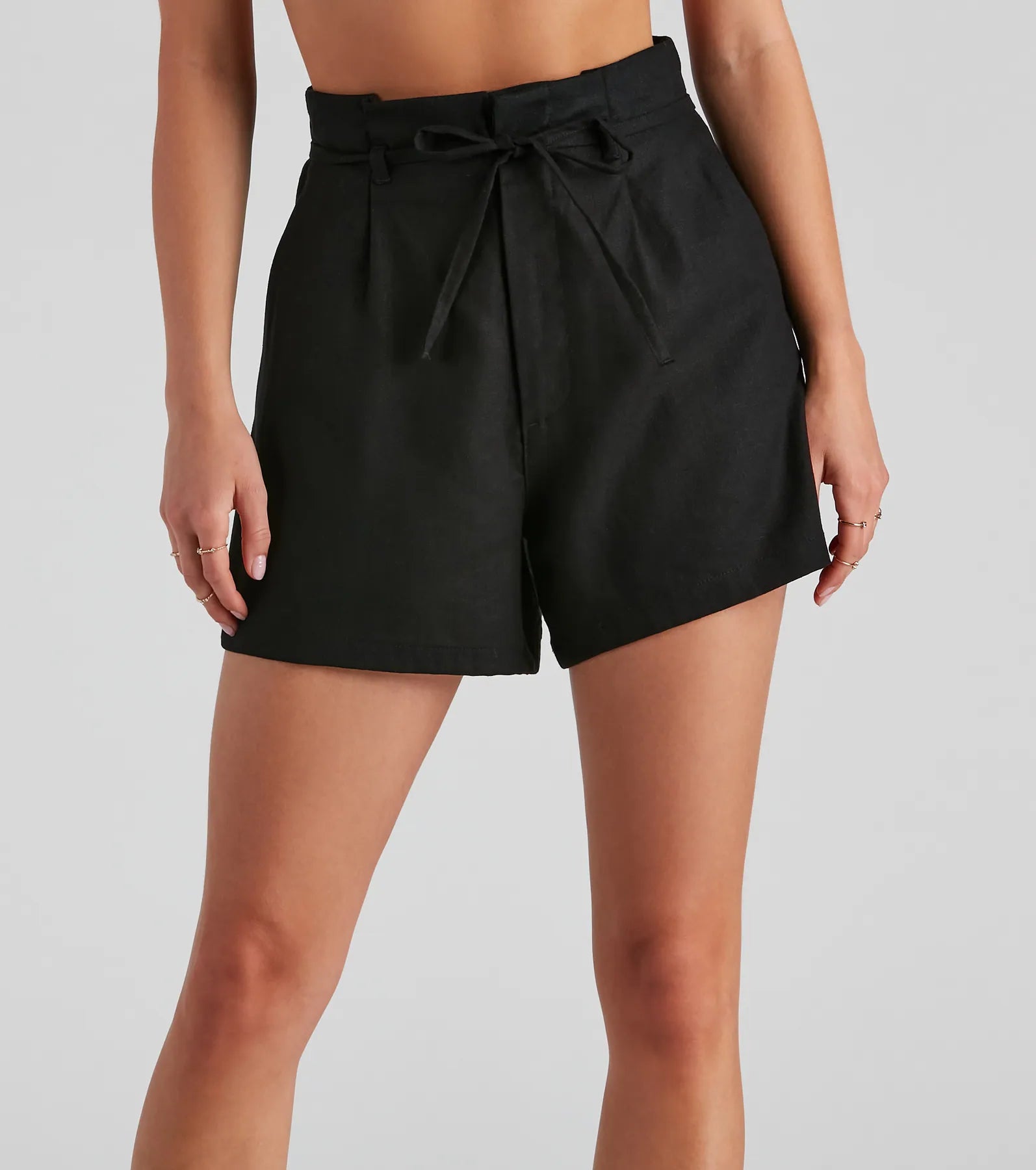 Beach Stroll Linen Shorts - Image 9