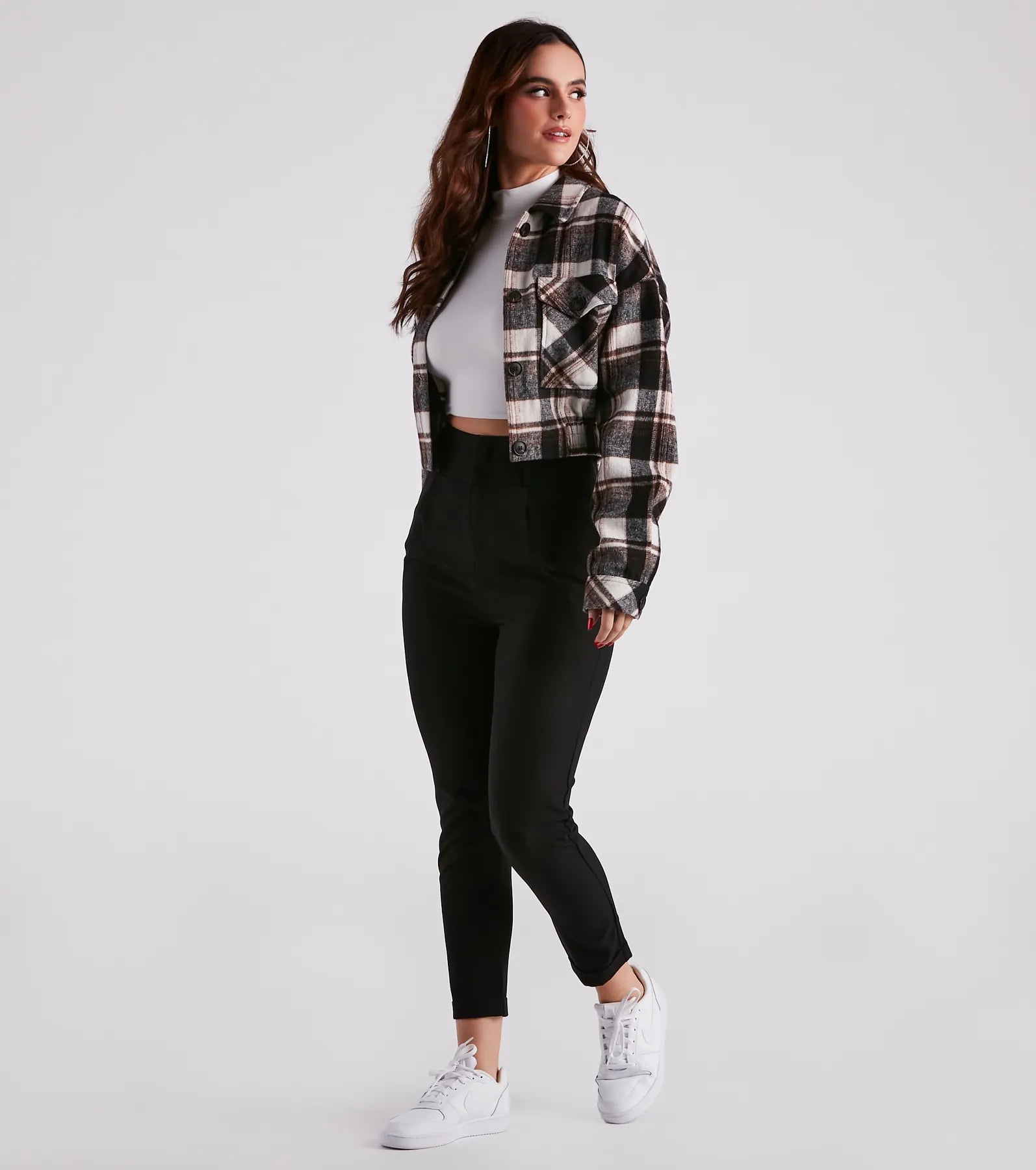 Perfectly Pleated Cuffed Trouser Pants - Image 10