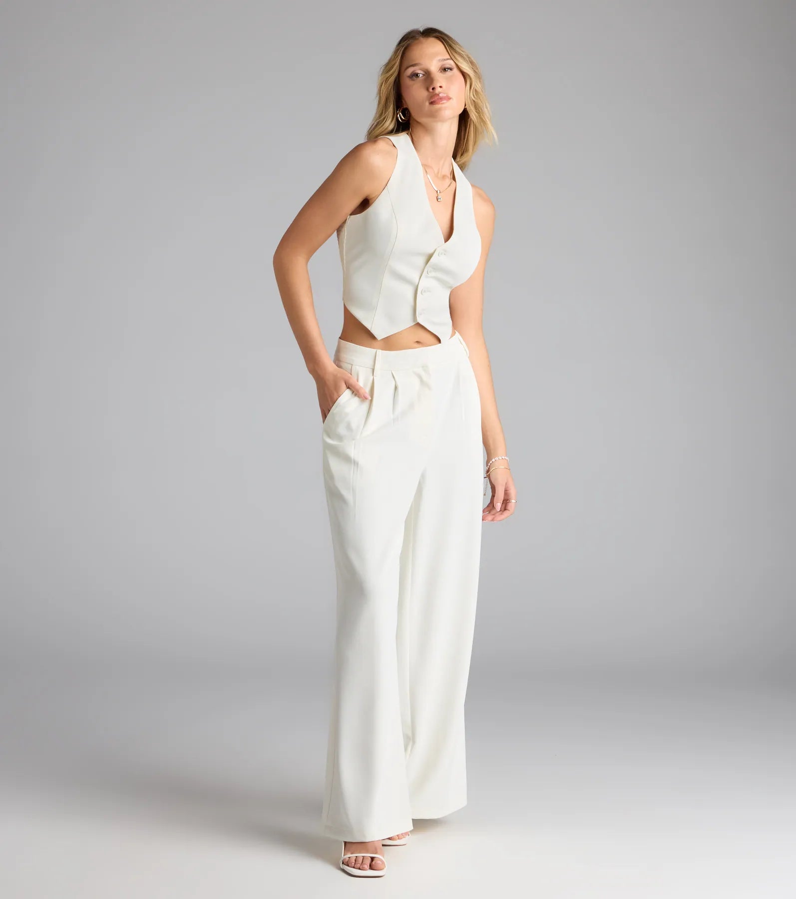 Power Moves High-Rise Trouser Pants - Image 2