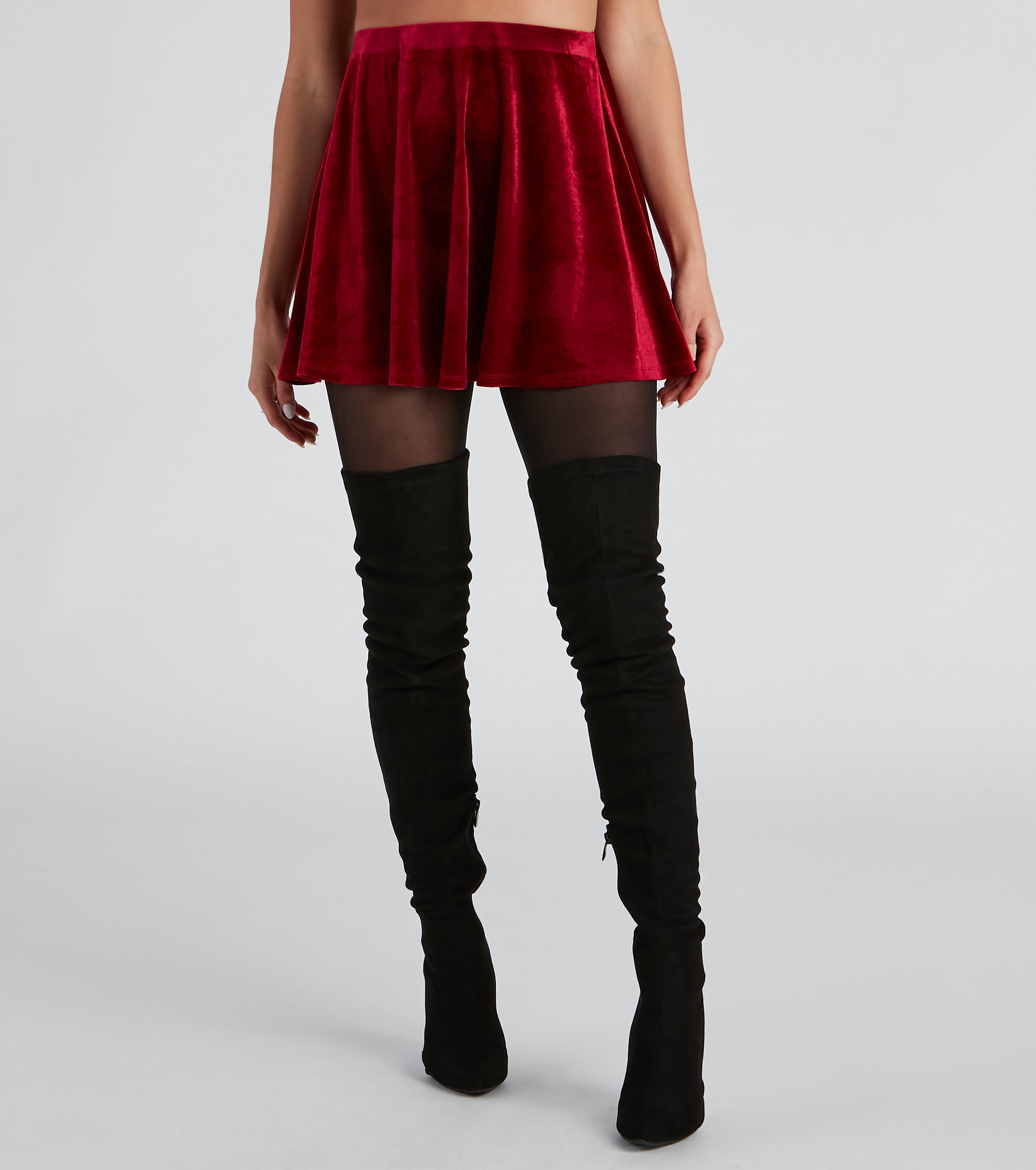 Lil' Red Velvet Halloween Skirt - Image 2