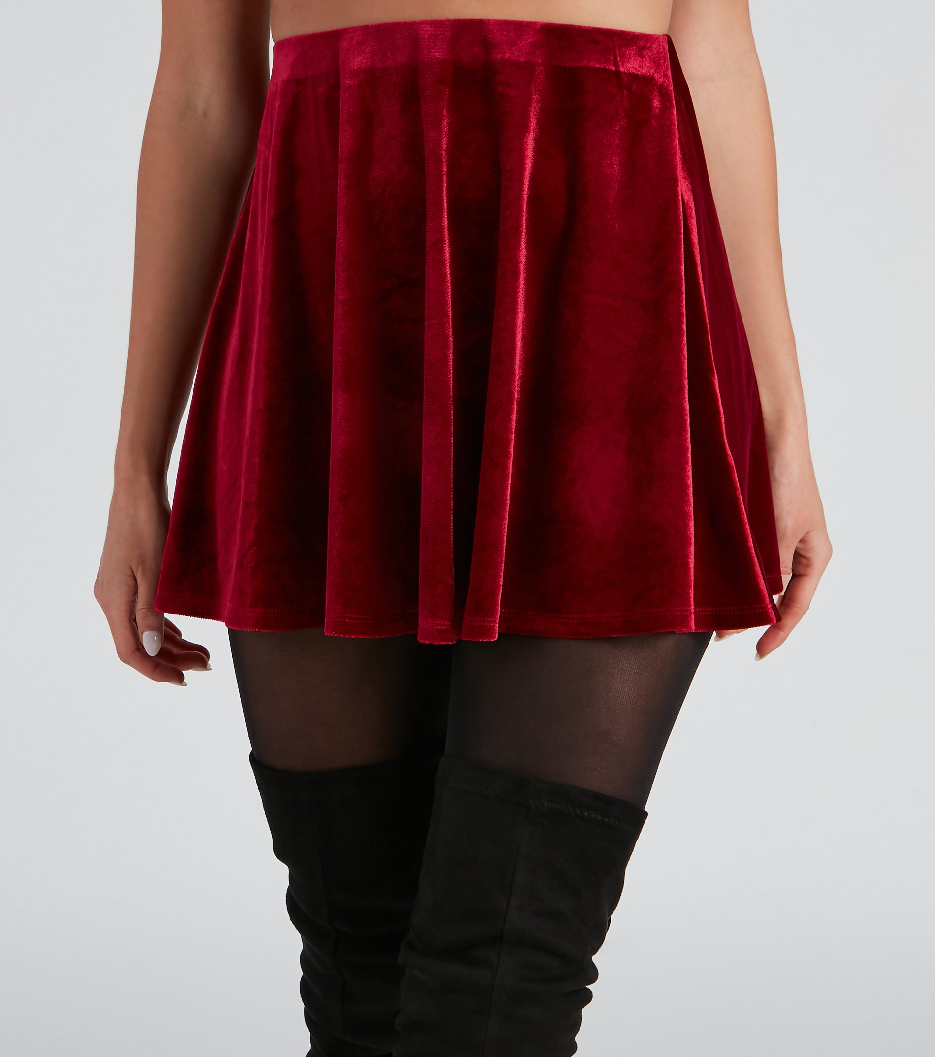 Lil' Red Velvet Halloween Skirt - Image 4