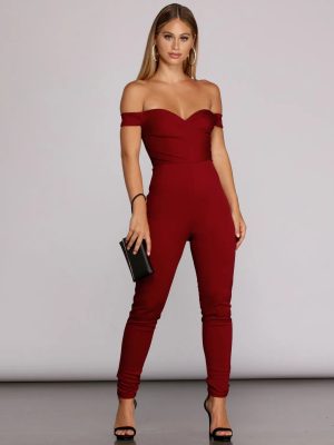 On Your Radar Sweetheart Jumpsuit