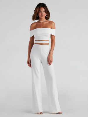 Elevated Style Off-The-Shoulder Jumpsuit