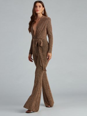 Major Metallic Moment Jumpsuit