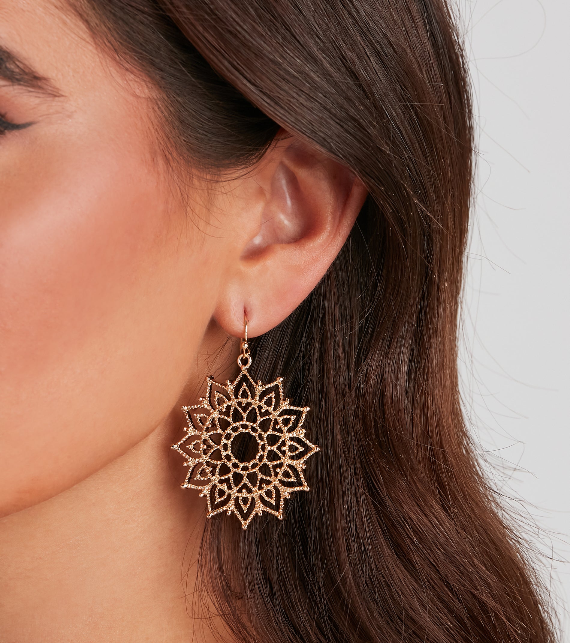 Stars Align Filigree Earrings - Image 2