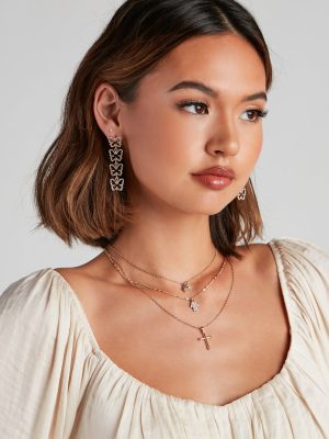 Feeling Butterflies Rhine Earrings