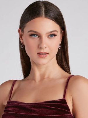 Glam Doll Teardrop Stud Earrings