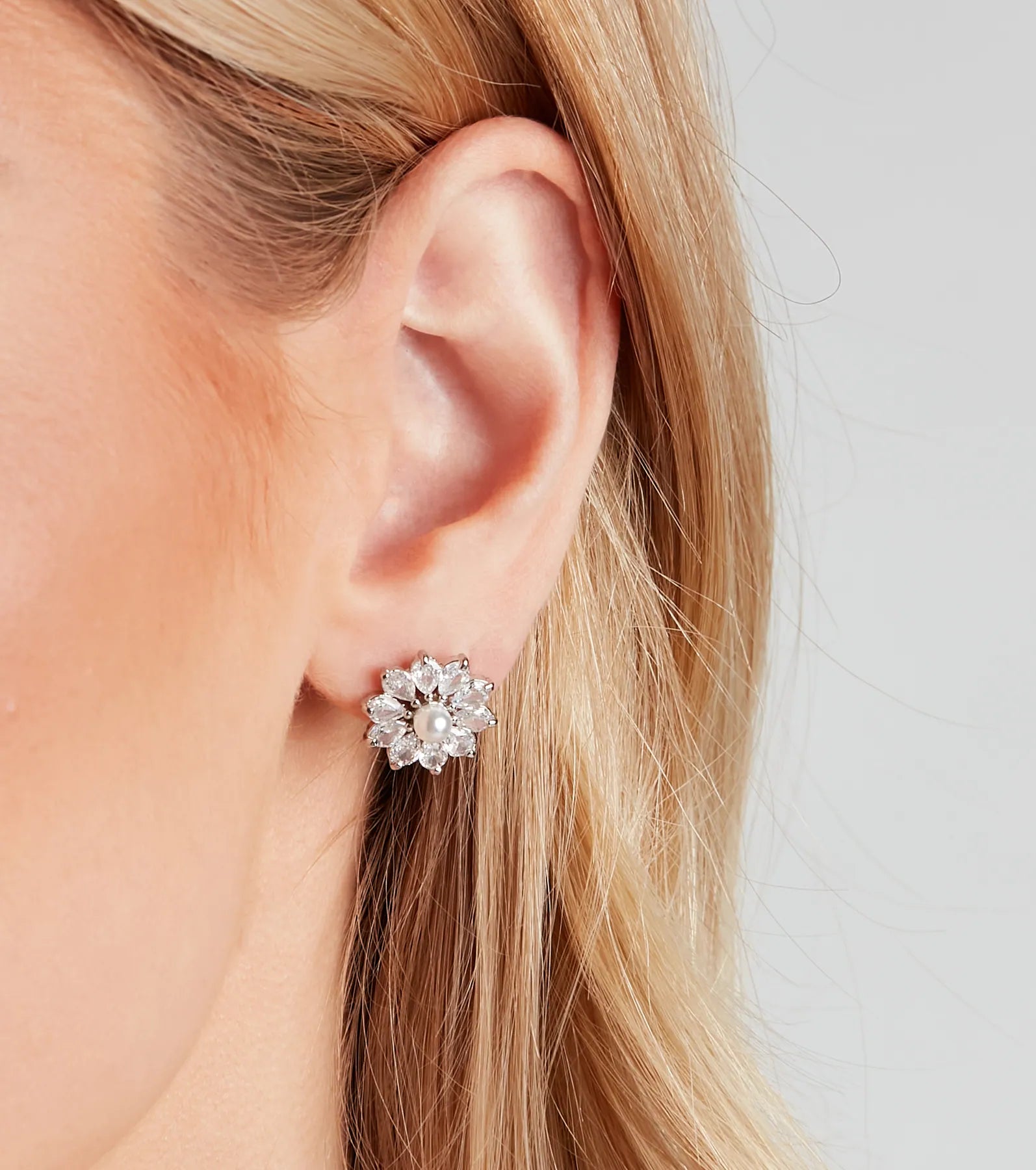 Flower Girl Stud Earrings - Image 2