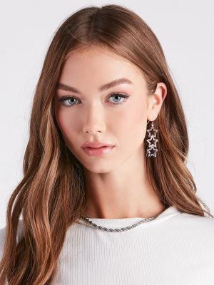 Glam Americana Rhinestone Star Duster Earrings