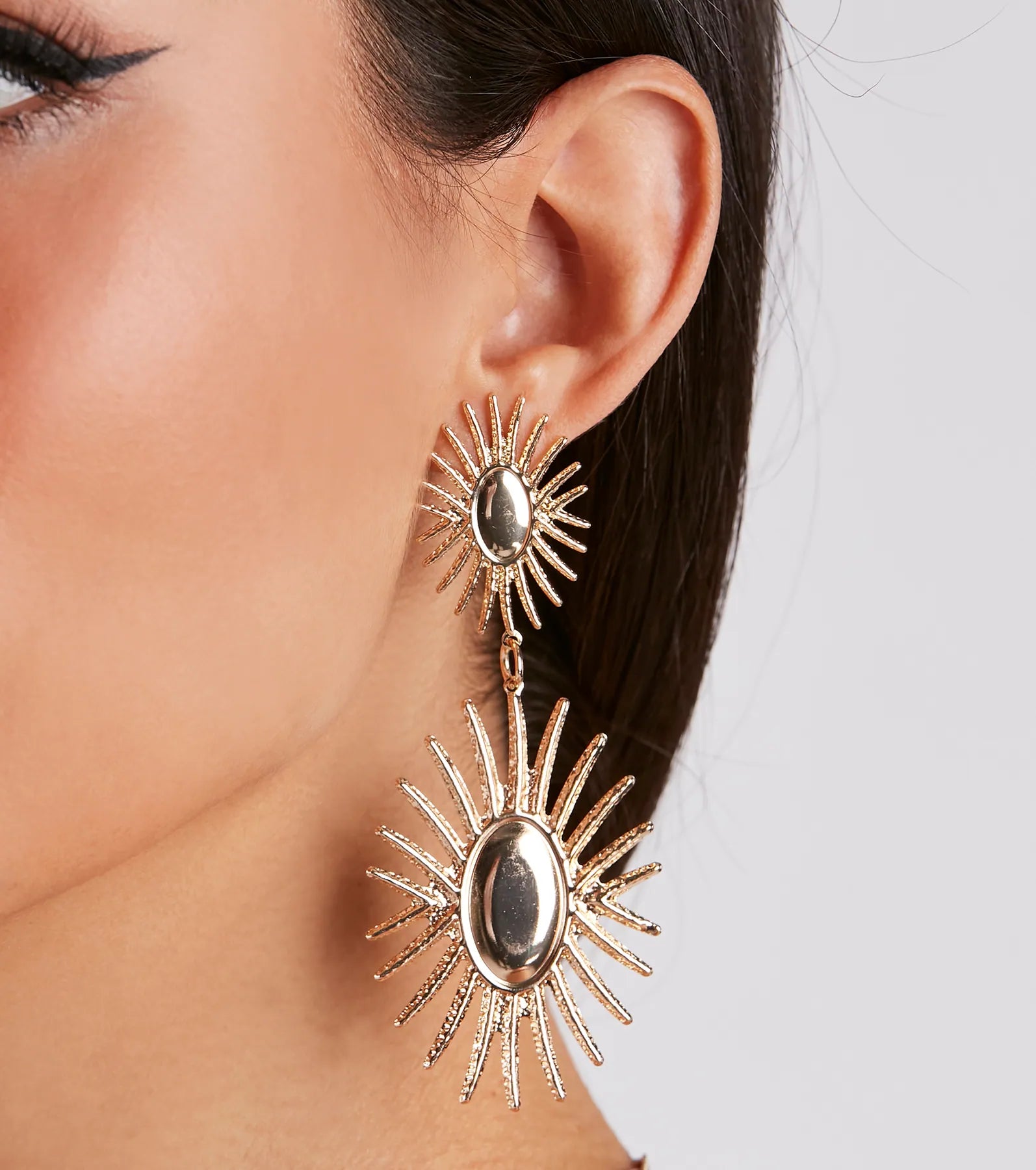 Sunset Stunner Dangly Earrings - Image 2