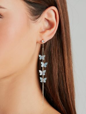 Charming Beauty Butterfly Earrings