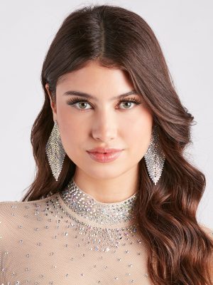 Captivating Glamour Rhinestone Statement Earrings