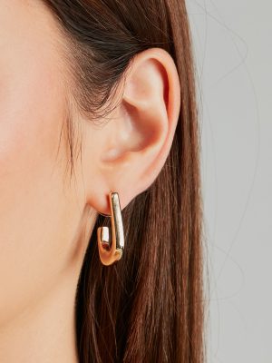 Elevated Chic Flat Hoop Earrings