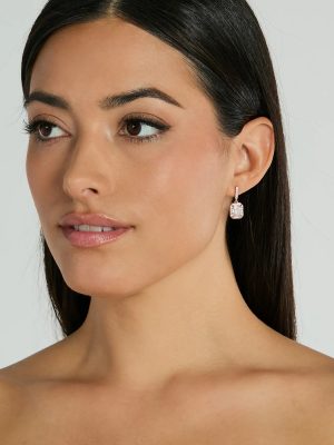 Glitzy Goals Cubic Zirconia Pendant Drop Earrings