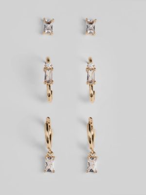 Truth Be Bold Three-Pack Earrings Set