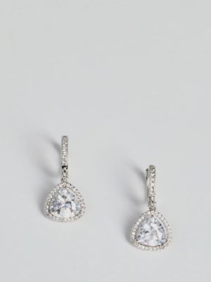 Cute Charisma Rhinestone Huggie Earrings