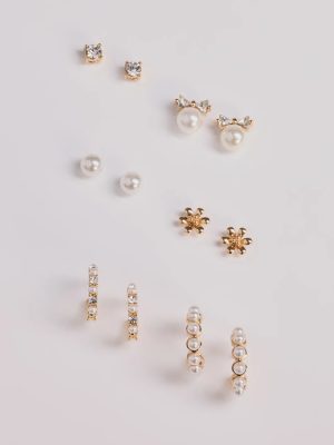 Dainty Luxury Six Pack Stud Earrings Set