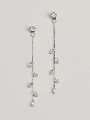Delicate Bling Rhinestone Stud Earrings