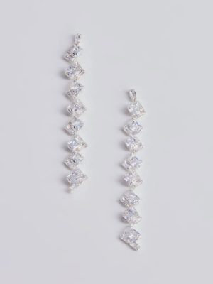 Unforgettable Luxe Rhinestone Linear Earrings