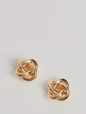 Chic Knot Stud Earrings