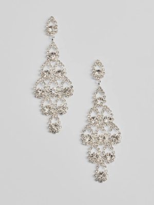 Dazzling Luxe Rhinestone Chandelier Earrings