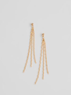 Shining Bright Chain Fringe Earrings
